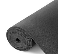 WochiTV Shelf Liner for Cabinets, Drawer Non Adhesive Non Slip Foam Mat for Kitchen, Pantry, Bathroom, Cupboard, Garage, Closet, Shelves, Drawer, Tool Box, Black 11.8 x 236 inches