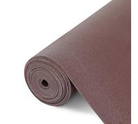 WochiTV Shelf Liner for Cabinets, Drawer Non Adhesive Non Slip Foam Mat for Kitchen, Pantry, Bathroom, Cupboard, Garage, Closet, Shelves, Drawer, Tool Box, Brown 11.8 x 236 inches