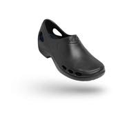 WOCK EVERLITE Open, Men and Women Work Clogs, The Best Work Shoes for Standing All Day: Lightweight, Breathable and Antistatic Black