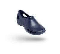 WOCK EVERLITE Open, Men and Women Work Clogs, The Best Work Shoes for Standing All Day: Lightweight, Breathable and Antistatic Navy Blue