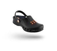 WOCK NUBE with Insole, Nursing Shoes for Women and Men, Non Slip Work Clogs, Antistatic and Breathable, for Hospitals and Kitchens Black