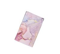 WOCOCN Metal Card Clip Wallet, Slim Business Card Holder and Organizer Pocket, Name Card Holder is Designed with Delicate Pattern, Easy to Carry (Pink Marble)
