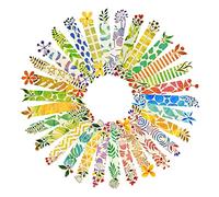 Wocoxo Natural Style Paper Bookmarks, 30 Pcs Cute Plant Bookmark Perfect for Any Book, Practical Students Reading Office Stationery Supplies (Plants)