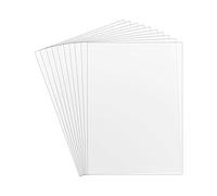wocpvm 10 Pcs A4 Blank Mylar Stencil Sheets Square Blank Mylar Templates for DIY Stencil Cutting, Making Stencils, 30.5x21.7cm