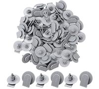 wocpvm 50pcs Wheel Arch Trim Clips Side Moulding and Wheel Arch Clips for Mini One COOPER S R50 R52 R53 R55 R56 Grey Plastic Exterior