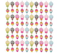 WOCRAFT 40pcs Resin Ice Cream Cone Charms for Jewelry Making, Multicolor Assorted Charm DIY Necklace Bracelet Earrings Keychain Crafting Charm Kit Crafts (SN1513+SN1514)