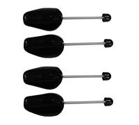 WOCTDTHW Shoe Trees for Sneakers Shaper Plastic Men Shoe Stretcher Shape Boot Holder Prevent Creasing, Black 2 Pairs, Spring Men