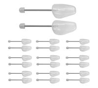 WOCTDTHW Shoe Trees for Sneakers Shaper Plastic Men Shoe Stretcher Shape Boot Holder Prevent Creasing, White 10 Pairs, Men