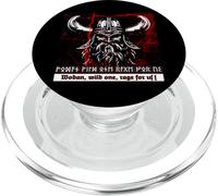 Wodan Odin ancient Germans Futhark Runes Berserker Vikings PopSockets PopGrip for MagSafe
