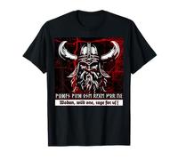 Wodan Odin ancient Germans Futhark Runes Berserker Vikings T-Shirt