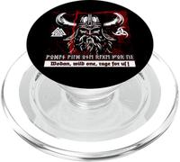 Wodan Odin ancient Germans Futhark Runes Vikings Berserker PopSockets PopGrip for MagSafe