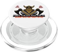 Wodan Odin Berserker ancient Germans Runes Futhark Vikings PopSockets PopGrip for MagSafe