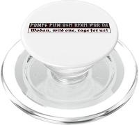 Wodan Odin Vikings ancient Germans Runes Futhark Font PopSockets PopGrip for MagSafe