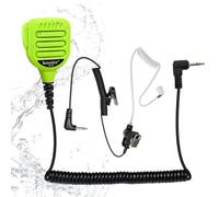 WODASEN 2.5mm 1-Pin Speaker Mic Walkie Talkie Handheld Microphone Shoulder Lapel Hand Mic for Talkabout T100 T200TP T260TP T402 T460 T600 T800 MR350R MH230R FR60 HYT TC-320 Radio (128-Green)