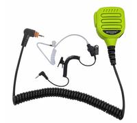WODASEN IP65 Waterproof Walkie Talkie Speaker Mic Heavy Duty Remote Radio Microphone Shoulder Handheld Lapel Mic Green with 3.5mm Audio Jack for sl300 sl3500 sl3500e sl7550e sl7580e tlk-100