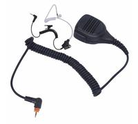 WODASEN SL300 Walkie Talkie Speaker Mic Two Way Radio Microphone Handheld Shoulder Lapel Mic with Audio Jack PTT Button for Wave TLK100 SL3500 SL3500e SL7550e SL7580e SL1600 SL2600
