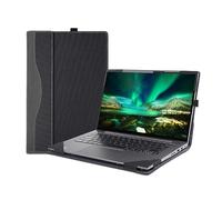 WODBAO for Lenovo Yoga 7 2-in-1 16AHP9/16IML9 Laptop Case Yoga 7 16'' Series and Yoga Slim 7 Pro 16ACH6 16ARH7 16IAH7, PU Leather Case Detachable Laptop Bag (Dark Gray)