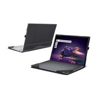 WODBAO Laptop Case for Dell 16 Premium Laptop DA16250 [not Compatible with Any Other Model] ，2 in 1 PU Leather Inside Pocket Cover (Dark Gray)