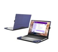 WODBAO Laptop Case for Dell Pro 14 Plus PB14250[not Compatible with Any Other Model] ，Pro 14 Plus Laptop or 2-in-1 PB14255，PU Leather Inside Pocket Cover (Dark Blue)