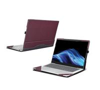 WODBAO Laptop case for HP OmniBook 5 Laptop Next Gen AI 14-he0037nr 14"[not Compatible with Any Other Model] ，OmniBook 5 Flip 2-in-1 Laptop 14-fp0057nr PU Leather Inside Pocket Cove (Wine red)