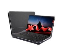 WODBAO Laptop Protection case for Lenovo ThinkPad X1 Carbon Generation 11/10/9 2023-2021 and ThinkPad X1 Yoga Gen 8/7/6 2023-2021 Laptop Drop Protection PU Leather case (Dark Gray)