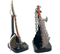 WODEJIAOBAO Keychain,Blades of Chaos,Leviathan Axe keychain Cosplay Jewelry Accessories Gift for Men or Women（2 Pcs, Black, Default