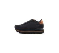 Woden Women's Nora Iii Leather Platform Trainers, No. 009 Dark Navy, 7 UK