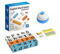 Wodesitiy Game for Assigning Letters - Toy for Assigning English Words - Alphabet Building Blocks | From 3 Years Nursery Preschool Home On the Go Party Game