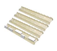 Wodesitiy Shell Shaped Mahjong Racks with Magnetic Sliders, Shell Edge 20" - American Mahjong Stone Stand | for Men, Beginners, Collectors, Home, Party, Game Night, Meeting, Clubs