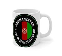 Wodevor The Greatest Place on Earth Afghanistans Mug 11oz National Country Flags Sailors Sailing Cute Coffee Tea Cups Stocking Stuffer for Dad Mom Friend Ceramic White