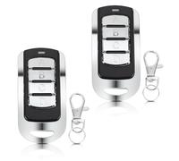 WODHMIEY 2PCS 4 Buttons 250-913MHz Full Band, Wireless Copy Remote Controller, Wireless Remote Control Opener, Supports Wide Range of Rolling Codes Encrypted Copying, for Garage Door, Home Security