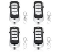 WODHMIEY 4PCS 4 Buttons 250-913MHz Full Band, Wireless Copy Remote Controller, Wireless Remote Control Opener, Supports Wide Range of Rolling Codes Encrypted Copying, for Garage Door, Home Security