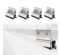 WODHMIEY 4pcs Roof Rack Mount Kit - Fit for ProMaster Ducato Jumper, 304 Stainless Steel No-Drill Brackets for Solar Panel Mounting and Gear Transport, Heavy Load Support Van Roof Bracket Set