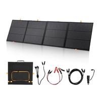 WODHMIEY 6~28V 200W Foldable Solar Panel with Controller - High Efficiency Monocrystalline Portable Solar Charger for Outdoor Power, Car, RV Battery Charging, M C4 & Multi-Device Compatibility