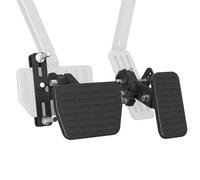 WODHMIEY Accelerator and Brake Pedal Extender, Adjustable Length & Angle, Non-Slip Design, Steel & Rubber Construction, Suitable for Short Drivers, Cars, Go-Karts, Toy Vehicles, Easy Installation