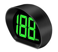 WODHMIEY Digital Speedometer Car MPH, HUD Car GPS Speedometer,Digital LED Large Font Display,USB Powered,GPS Beidou Dual-Mode Chip Suitable,for Car, Caravans, Trucks, Motorhomes.Unit MPH Green