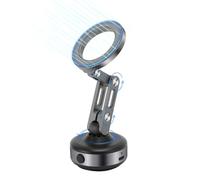 WODHMIEY Magnetic Phone Holder with Electric Vacuum Base, 3-Way Folding Arm, Foldable, 360° Rotation, Universal for iiPhone 16/15/14/13/12 & Android - For Car, Desk, Mirror, Gym, Kitchen & More