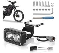 WODHMIEY Motorcycle LED Headlight 10W Off-Road Spot Light with Bracket IP68 Rated Water-Resistant Compatible with Sur-Ron Light Bee X S Segway X260 Talaria Sting MX3 MX4 3 Inch White Light