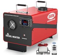 Wodli 110V/12V/24V 8500W All-in-One Diesel Heater with LCD Monitor and Remote Control, Fast Heating, Low Noise