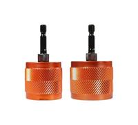 Wodsty 1/2" & 3/4" Copper Pipe Cleaner Set with 1/4" Hex Shank and 2 Replaceable Blades for Cleaning Rust, Stains, Paint on Copper and Metal Pipes