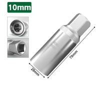 Wodsty 1/2" Drive Socket Stud Screw Extractor Remover Installer Kit for Broken Head Bolts (6, 8, 10, 12mm) - Chrome Vanadium Steel