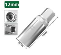 Wodsty 1/2" Drive Socket Stud Screw Extractor Remover Installer Kit for Broken Head Bolts (6, 8, 10, 12mm) - Chrome Vanadium Steel