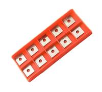 Wodsty 10-Pack 12x12x15mm Square Straight Carbide Inserts with 4 Indexable Edges for Woodturning and Planing Tools, for Router and Milling Machines