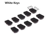 Wodsty 10-Pack Electric Keyboard Rubber Hammer for PX/AP/CDP Series Digital Pianos, Black Keys 17x1cm & White Keys 14x1cm, Repair Parts