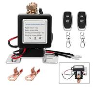Wodsty 12 V 24 V Wireless Remote Starter with for Relay and Battery Isolator Switch, Car Start System with Theft Protection for Car, Truck, RV (12 V)