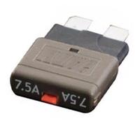 Wodsty 12V 24V Resettable Circuit Breaker Blade Fuse, 5-30A Automatic/Manual Reset, ATC Type, for Automotive Marine and RV Applications