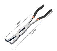 Wodsty 13 Inch Extra Long Nose Pliers Set with 45° and 90° Bent Jaw for Automotive Electrical Repair, Cable Puller with High Grip Knurled Jaws and Comfort Grips