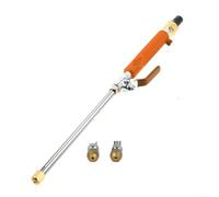 Wodsty 2-in-1 High Pressure For HYDRO For Power Washer Wand With Jet Nozzle And Nozzle, Tube And Copper Valve, Fits 3/4 Inch Garden Hose Or Pressure Washer Adapter(Orange)