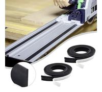 Wodsty 2-Pack 5 Meter Splinter Guard for Track Saw Guide Rails, for for Festool SP6000 and SP5000, Black Edge Trim (Part 194419-4, 495209)