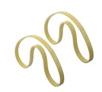 Wodsty 2-Pack Band Saw Rubber Tires for 8-Inch and 9-Inch Woodworking Band Saw Wheels, Anti-Slip Replacement Scroll Wheel Rings, Yellow Green